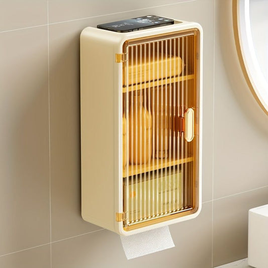 Multi Purpose Wal Mounted Cabinet Tissue Holder