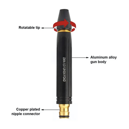High-pressure Metal Brass Adjustable Nozzle Water Spray Gun